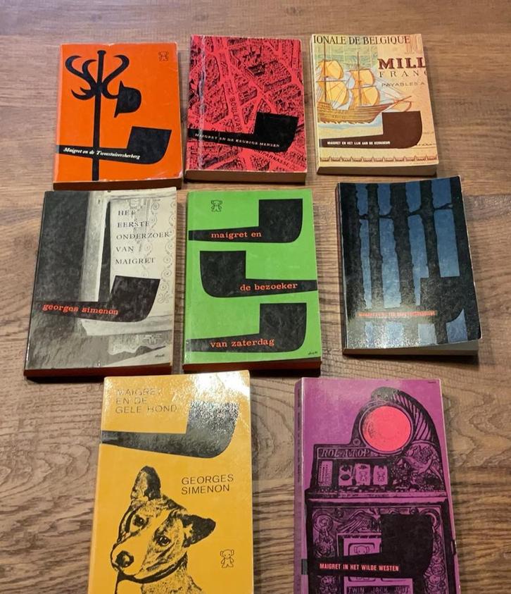 8 pockets Maigret, Georges Simenon, Boeken, Detectives, Gelezen, Ophalen of Verzenden