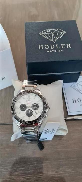 Hodler zenith herenhorloge met sportieve uitstraling, Sieraden, Tassen en Uiterlijk, Horloges | Heren, Zo goed als nieuw, Ophalen of Verzenden