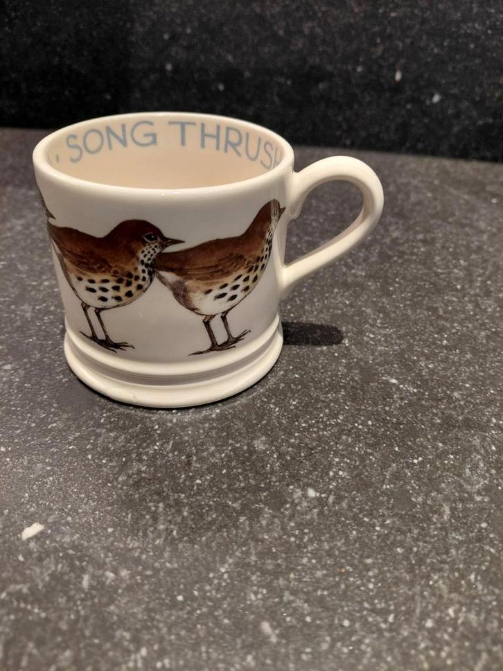 Emma Bridgewater Mok - Song Thrush, Huis en Inrichting, Keuken | Keukenbenodigdheden, Zo goed als nieuw, Ophalen of Verzenden