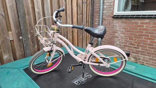 Alpina Ocean Pink Pastel Matt 18 inch, Fietsen en Brommers, Fietsen | Meisjes, Gebruikt, 18 inch, Handrem, Ophalen