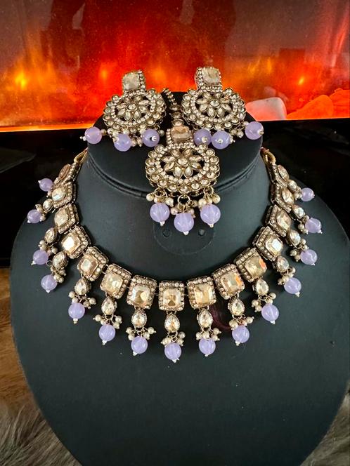 *** Uitkiezen Indiase sieraden set Bollywood Sari Lehenga, Kleding | Dames, Gelegenheidskleding, Nieuw, Overige typen, Verzenden