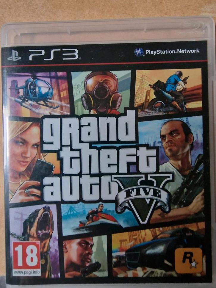 Grand Theft Auto V - PS3, Spelcomputers en Games, Games | Sony PlayStation 3, Zo goed als nieuw, Avontuur en Actie, 1 speler, Vanaf 18 jaar