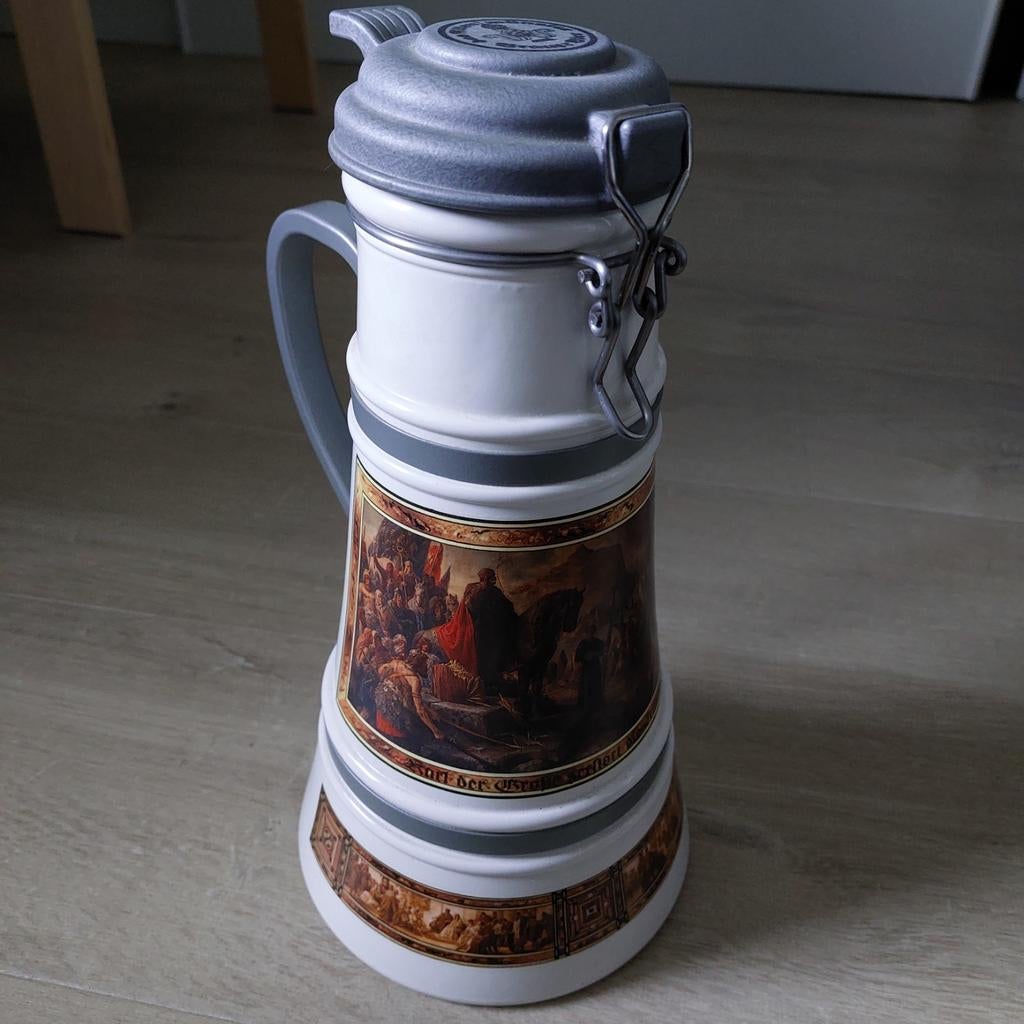 Bierkruik Karel de Grote afbeelding, Ophalen of Verzenden