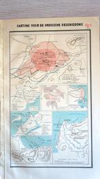 Landkaarten 1905 in een heel mooie staat. 4,00 euro Per stuk, Ophalen of Verzenden, 1800 tot 2000, Nederland, Landkaart