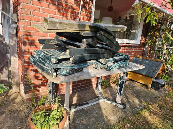 Tuinset hout project, Tuin en Terras, Tuinsets en Loungesets, Gebruikt, Hout, Ophalen