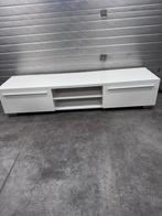 2x Witte TV meubel met opbergruimte, Ophalen, Gebruikt, 150 tot 200 cm, Minder dan 100 cm