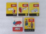 Lot van 5 vintage Lego System folders - handleidingen, Kinderen en Baby's, Speelgoed | Duplo en Lego, Gebruikt, Ophalen of Verzenden