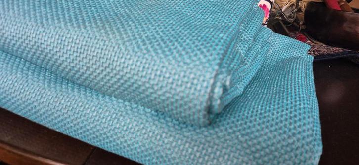 Pierre Frey zeegroenblauw verduisterend gordijnen 270 220, Huis en Inrichting, Stoffering | Gordijnen en Lamellen, Nieuw, 200 cm of meer