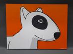 Cool bull  icatchr zwartepoorte bull terrier, Antiek en Kunst, Kunst | Schilderijen | Modern, Ophalen of Verzenden