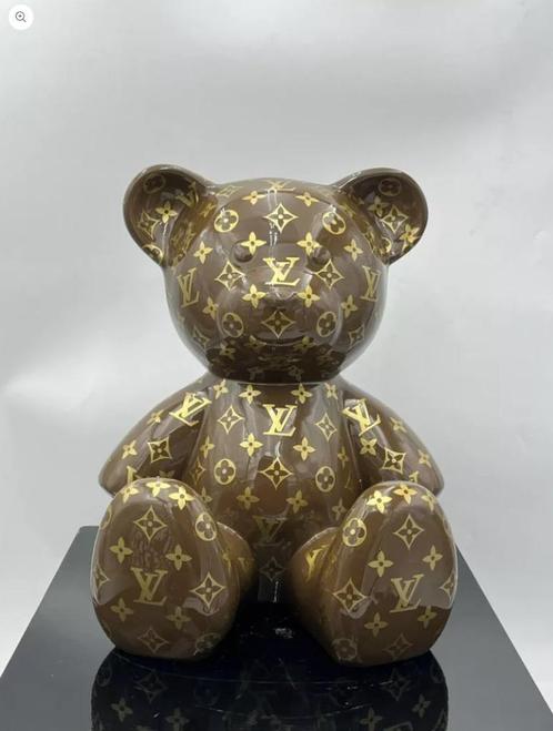 Pop Art Louis Vuitton Teddy - licht beschadigd pootje onder, Antiek en Kunst, Kunst | Designobjecten, Ophalen