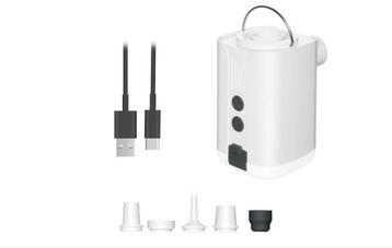 Compacte draadloze luchtpomp met powerbank en lamp (5-in-1) beschikbaar voor biedingen