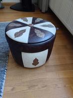 Vintage Marokkaanse Poef, Huis en Inrichting, Banken | Voetenbanken en Poefen, Ophalen of Verzenden
