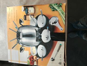 RVS Fondueset - Nieuw in Doos beschikbaar voor biedingen