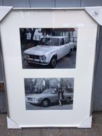 Alfa romeo giulia en 2600 sprint fotos in aluminium lijst ,, Minder dan 50 cm, 50 tot 75 cm, Nieuw, Ophalen of Verzenden