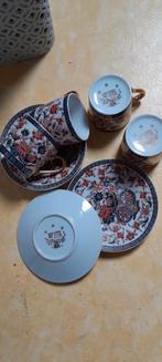 Chineese thee kop en schotels, Antiek en Kunst, Antiek | Servies compleet, Ophalen of Verzenden