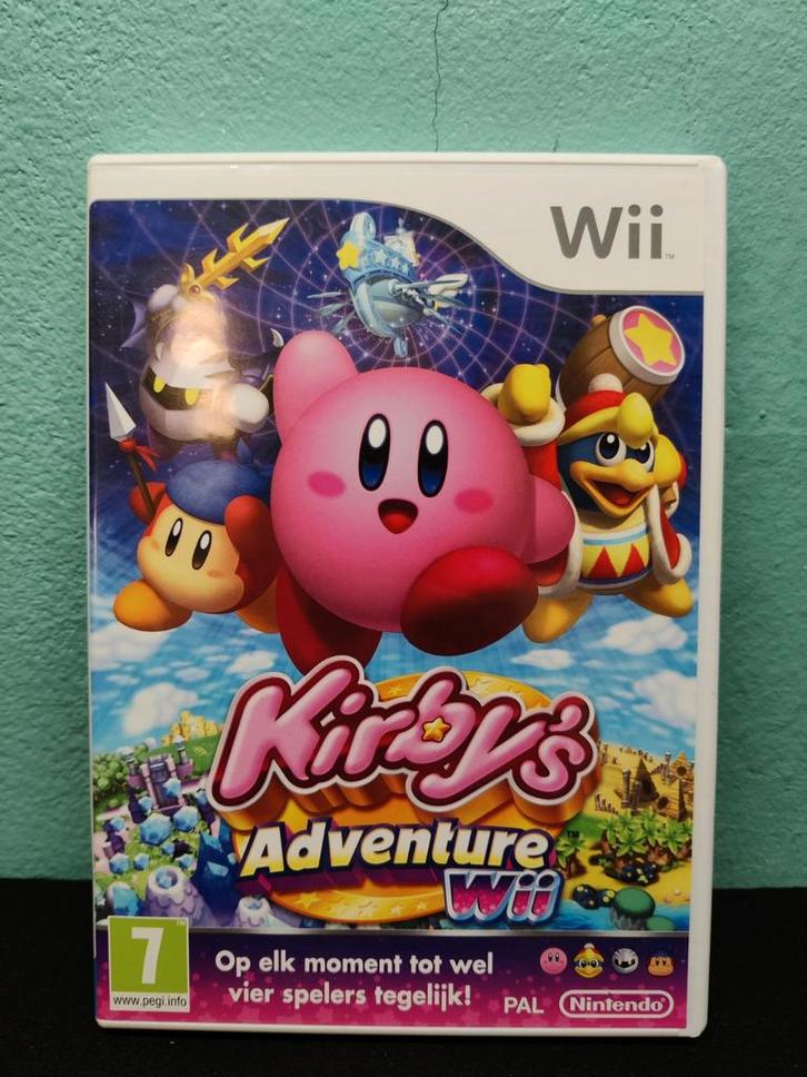 Kirby's Adventure Wii - Zo Goed Als Nieuw!, Spelcomputers en Games, Games | Nintendo Wii, Zo goed als nieuw, Platform, 3 spelers of meer
