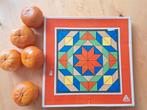 Retro vintage jaren 60 mozaïek puzzel hout, Ophalen of Verzenden