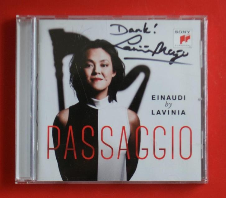 Lavinia Meijer Passaggio Einaudi by Lavinia + handtekening, Cd's en Dvd's, Cd's | Klassiek, Zo goed als nieuw, Overige typen, Classicisme