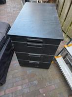 GRATIS dossierkast zwart, Ophalen, Gebruikt, 25 tot 50 cm