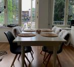 INGATORP Uitschuifbare tafel, wit, 155/215x87 cm, Traditional, Zo goed als nieuw, Vijf personen of meer, 150 tot 200 cm