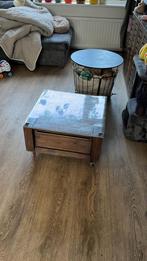 Tafel zonder wielen eventueel zelf op te zetten 60/60, Huis en Inrichting, Tafels | Salontafels, 50 tot 100 cm, 50 tot 75 cm, Vierkant