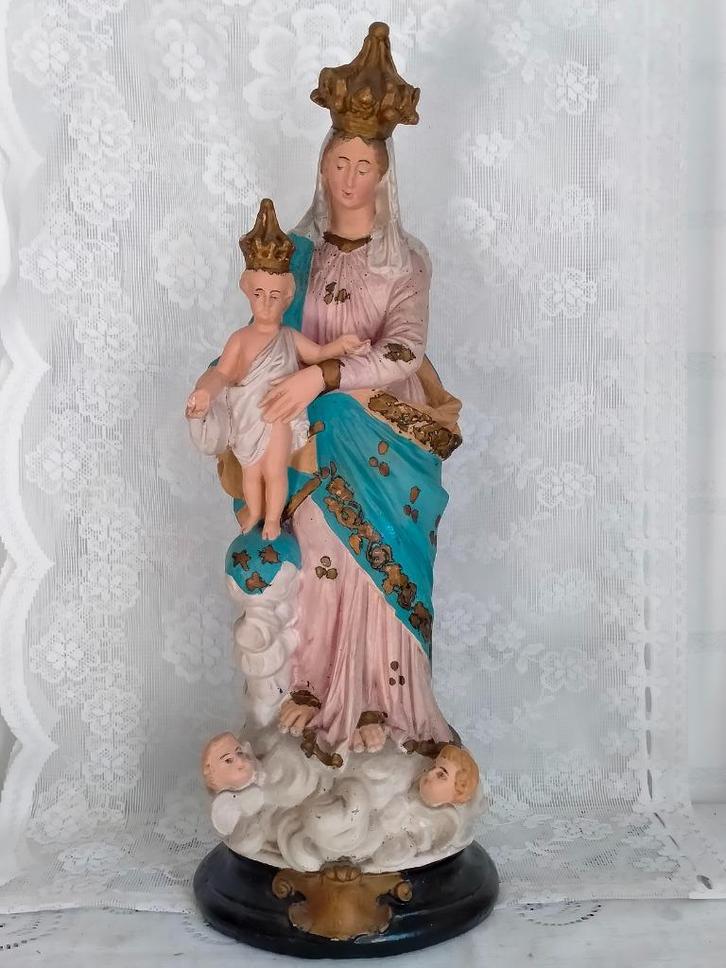 Mariabeeld Notre Dame de Victoires Paris, authentiek, Antiek en Kunst, Antiek | Religie, Ophalen of Verzenden