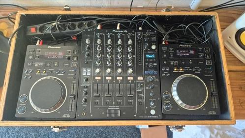 Proffesionele Pioneer DJ Set - Pioneer DJM750MK2+ 2x CDJ350, Muziek en Instrumenten, Dj-sets en Draaitafels, Zo goed als nieuw