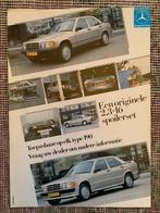 Flyer Mercedes-Benz 190 W201 2.3 16 spoilerset 1986 NL zgan, Ophalen of Verzenden, Zo goed als nieuw, Mercedes-Benz, Mercedes