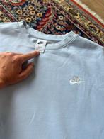 Nike Lichtblauwe Trui sweater oversized vintage look, Kleding | Heren, Truien en Vesten, Ophalen of Verzenden, Gedragen, Maat 48/50 (M)