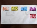 NL 1966; FDC serie KINDERZEGELS stempels AUTOPOSTKANTOOR, Postzegels en Munten, Verzenden, Onbeschreven, Nederland