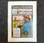 Poster ‘Visitez la Hollande chemin de fer Hollandais’, Verzamelen, Spoorwegen en Tramwegen, Ophalen of Verzenden, Zo goed als nieuw