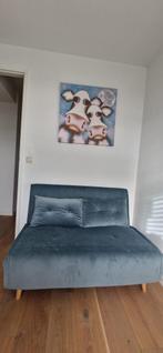 Slaapbank zgan, Huis en Inrichting, Ophalen, Zo goed als nieuw, Tweepersoons, 140 cm