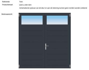 openslaandedeur Adoors luxe-line Twin beschikbaar voor biedingen