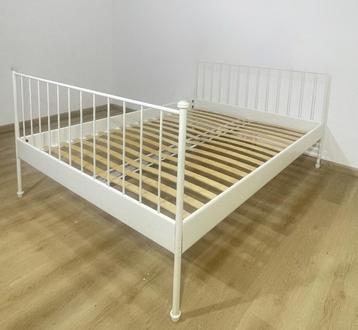 IKEA LEIRVIK bedframe 140x200 – inclusief lattenbodem beschikbaar voor biedingen