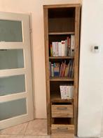 Boekenkast accacia hout met lades, Ophalen, Minder dan 50 cm, Gebruikt, Met lade(s)