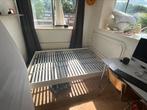 IKEA bed twijfelaar in Amsterdam West, Huis en Inrichting, Slaapkamer | Bedden, Ophalen, Gebruikt, Wit, 140 cm
