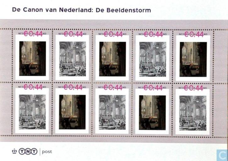Canon van Nederland: De beeldenstorm, Postzegels en Munten, Postzegels | Nederland, Postfris, Na 1940, Ophalen of Verzenden