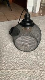 Zwarte industriele lamp, Huis en Inrichting, Lampen | Hanglampen, Ophalen of Verzenden, Zo goed als nieuw, Minder dan 50 cm