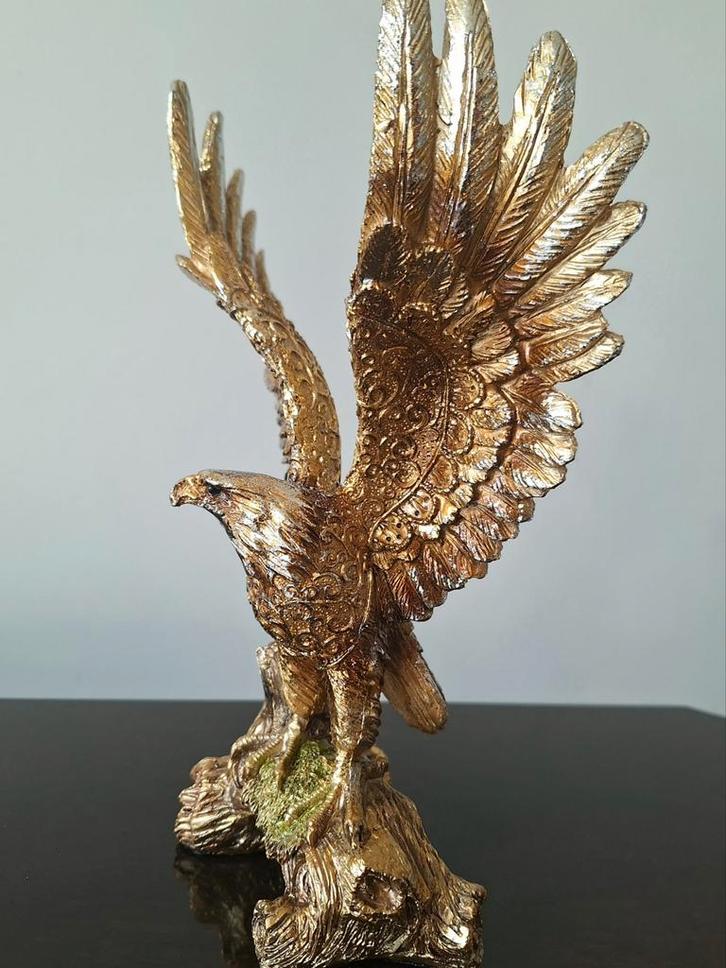 Gouden Adelaar, Antiek en Kunst, Kunst | Beelden en Houtsnijwerken, Ophalen of Verzenden