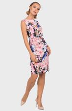 Joseph Ribkoff elegante rose/gekleurde stretch jurk mt 42, Overige kleuren, ., Maat 42/44 (L), Joseph Ribkoff
