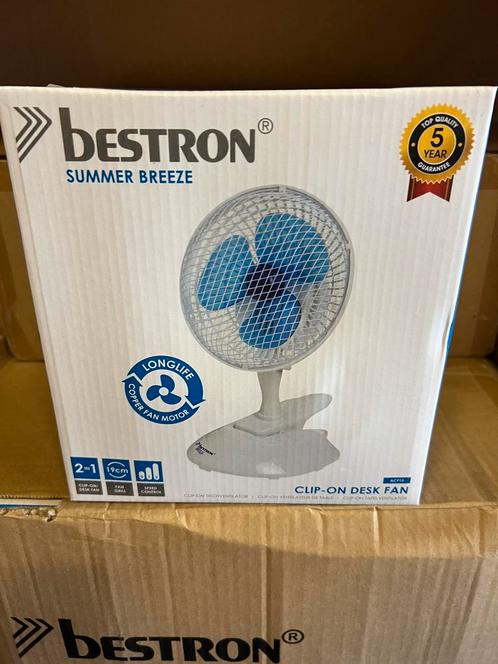 Partij bestron clip ventilator 80 stuks nieuw, Witgoed en Apparatuur, Ventilatoren, Nieuw, Ophalen of Verzenden