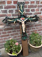 Veldkruis, mooi geverfd en op hout, Ophalen