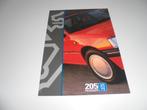 brochure Peugeot 205 modellen 1996, Ophalen of Verzenden, Nieuw, Overige merken