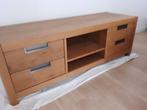 TV dressoir, Huis en Inrichting, Ophalen, 100 tot 150 cm, Eikenhout, Zo goed als nieuw