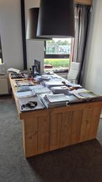 Massief houten steigerhout tafel, Huis en Inrichting, Tafels | Eettafels, Ophalen, Gebruikt, 100 tot 150 cm, 200 cm of meer