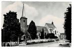 Mechelen Z. L. 1960. Fotokaart van de R. K. Kerk (auto)., Verzamelen, 1940 tot 1960, Gelopen, Ophalen of Verzenden