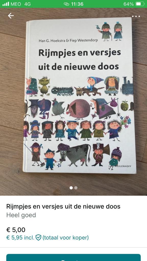 Rijmpjes en versjes uit de nieuwe doos / rijmpjes en versjes, Boeken, Kinderboeken | Kleuters, Zo goed als nieuw, Fictie algemeen