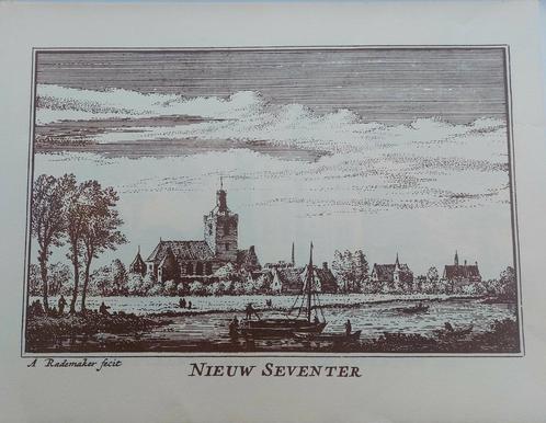 Nieuw Seventer ... Abraham Rademaker ..., Antiek en Kunst, Kunst | Etsen en Gravures, Ophalen of Verzenden