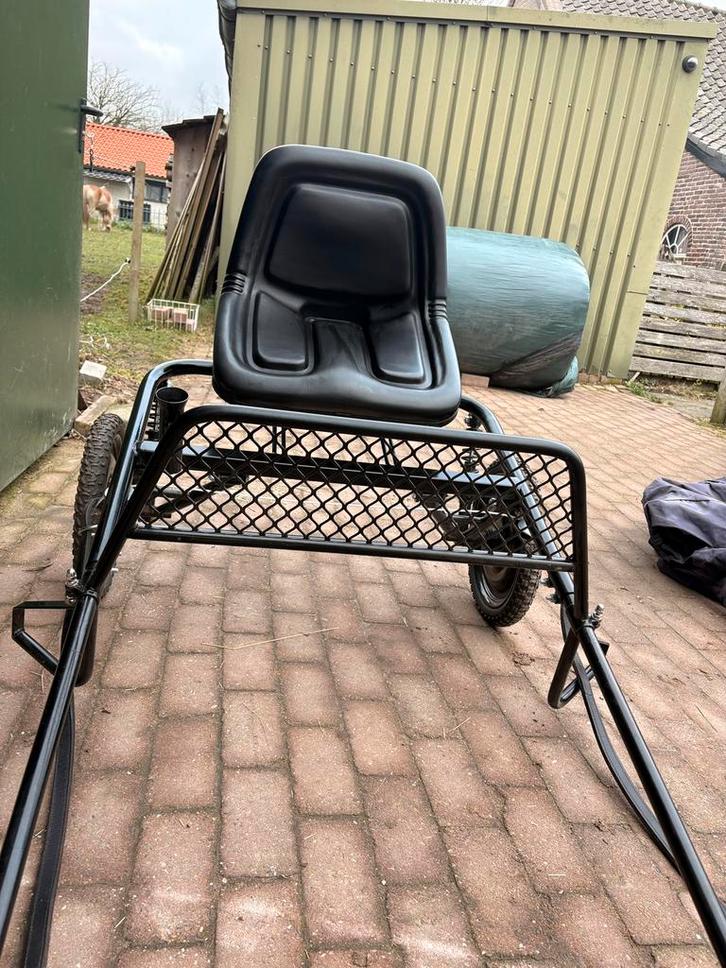 HCA sulky Shetlander 14 inch, incl hoes en reserve, Dieren en Toebehoren, Rijtuigen en Koetsen, Zo goed als nieuw, Sulky, Pony
