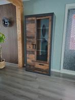 Vitrinekast, Ophalen, 50 tot 100 cm, Zo goed als nieuw, 150 tot 200 cm